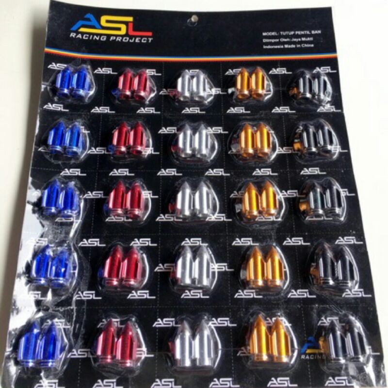 TUTUP PENTIL VARIASI BAN MOTOR / MOBIL MODEL ROKET