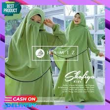 shofiya gamis syar'i set hijab + cadar terbaru kekinian