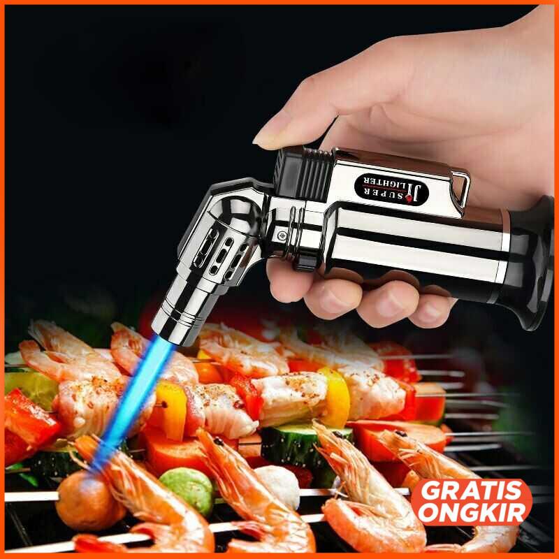 Korek Gas Torch Lighter Butane Flame Gun