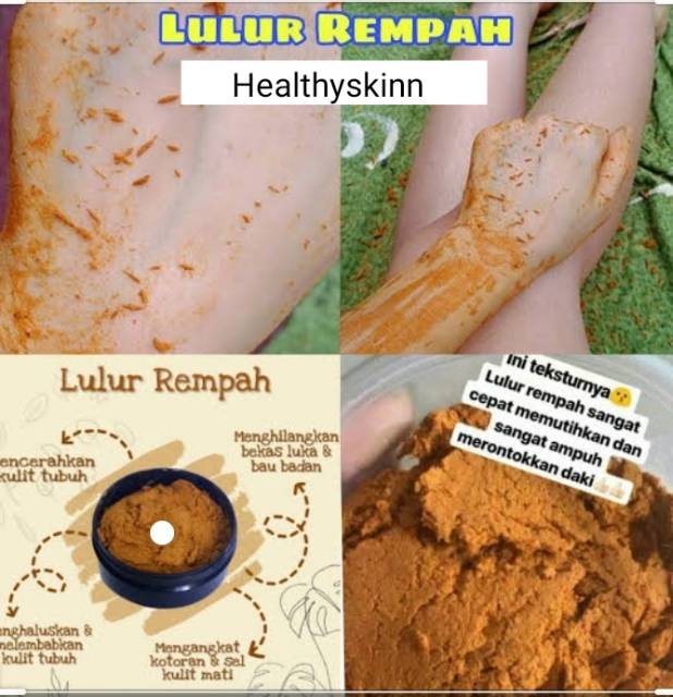 Lulur Rempah Extra Whitening Perontok Daki Masker Badan Herbal Shopee Indonesia