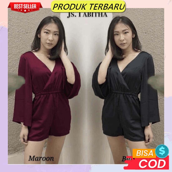 { Thabi } Jumpsuit Wanita / Jumsuit Wanita / Jamsuit Wanita / Jumpsuit Wanita Pendek / Jumpsuit Jumb