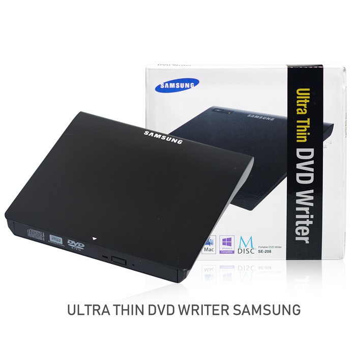 DVDRW EKSTERNAL SAMSUNG DVD Writer Portable SE-208 Ultra Thin