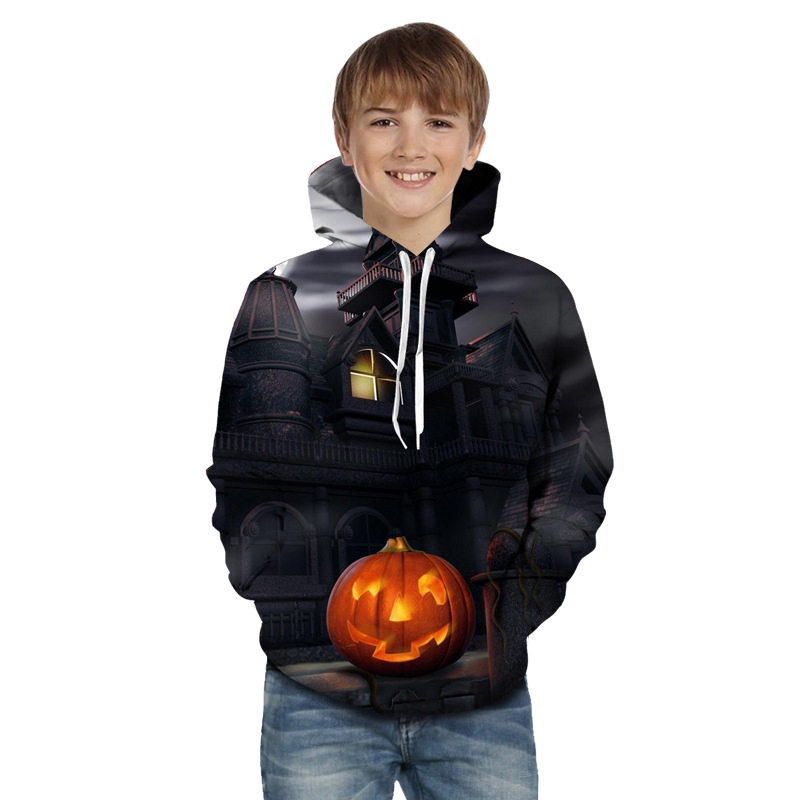 Download 20 19 Juta Halloween Baru Jack O Lantern 3d Gambar Sweatshirt Loose Fit Bisbol Seragam Shopee Indonesia