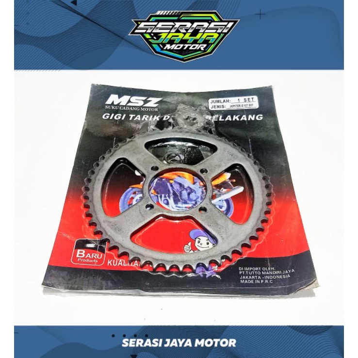 GIR GEAR DEPAN + BELAKANG JUPITER Z 428H/50T/12T