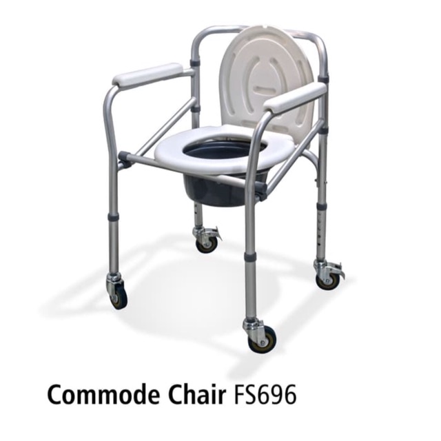 Commode Chair atau Kursi BAB + Roda type Fs-696