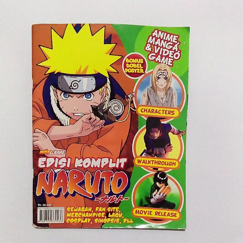 Majalah Hot game edisi komplit Naruto