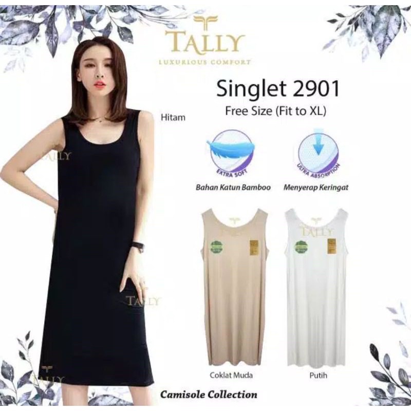 Daster Paling Lembut Tanktop Dress Tally S2901 Daster Bumil / Daster Harian