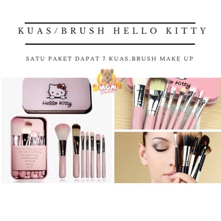 Image of thu nhỏ Travelling Makeup brush Hello Kitty 7in1 kuas make up brush set PROMO #2