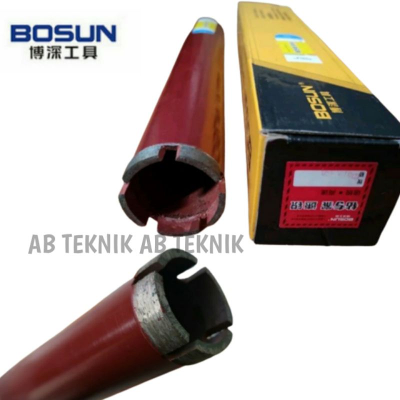 Mata bor Coring Beton Merek Bosun ukuran 4 inch mata bor lubang mata coring lubang beton aspal