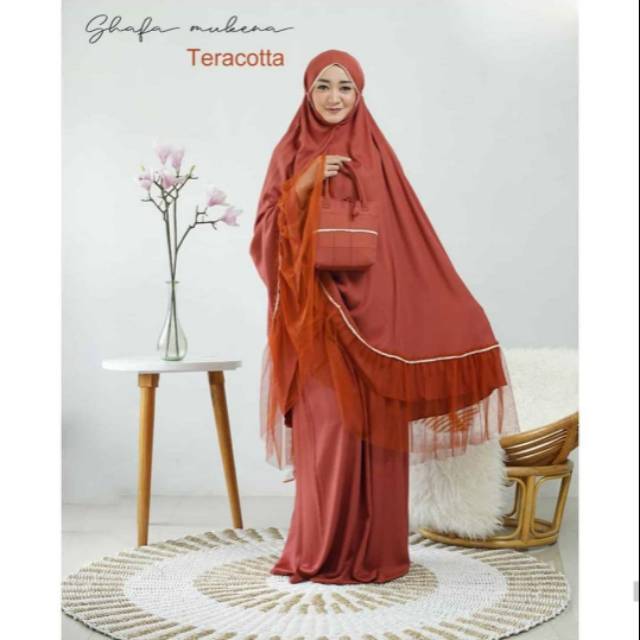 Mukena Shafa Ori by ZakiZakia / mukena katun / mukena lace