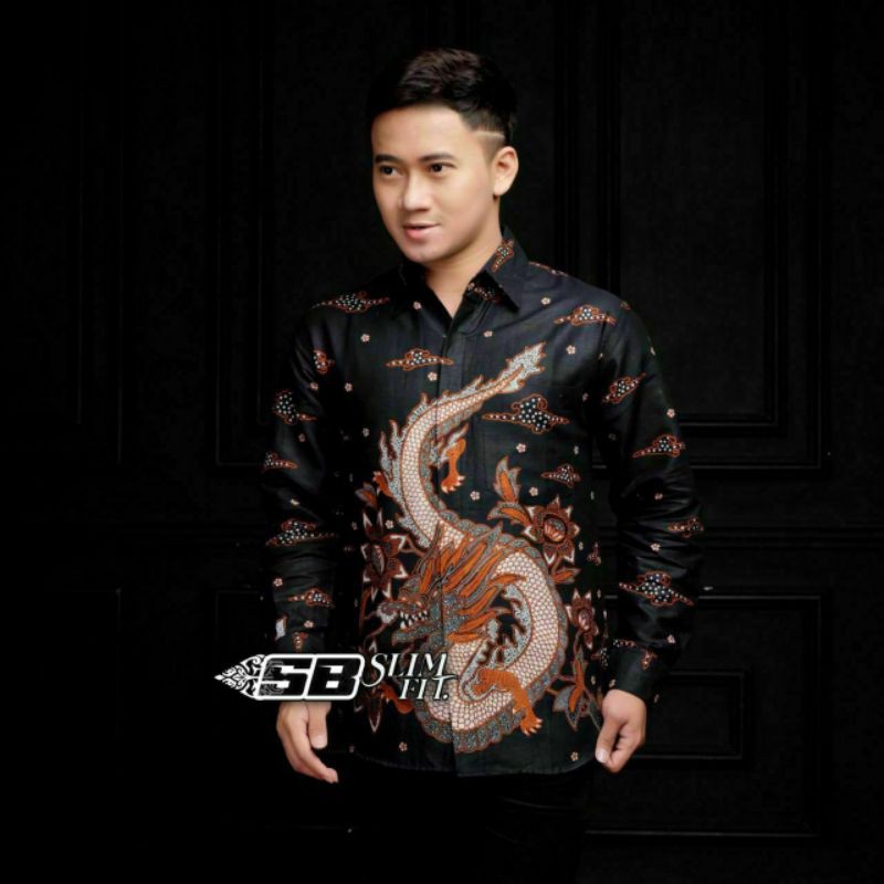 Agrapana Batik Slim Fit Batik Premium Kemeja Lengan Panjang [PREMIUM QUALITY]