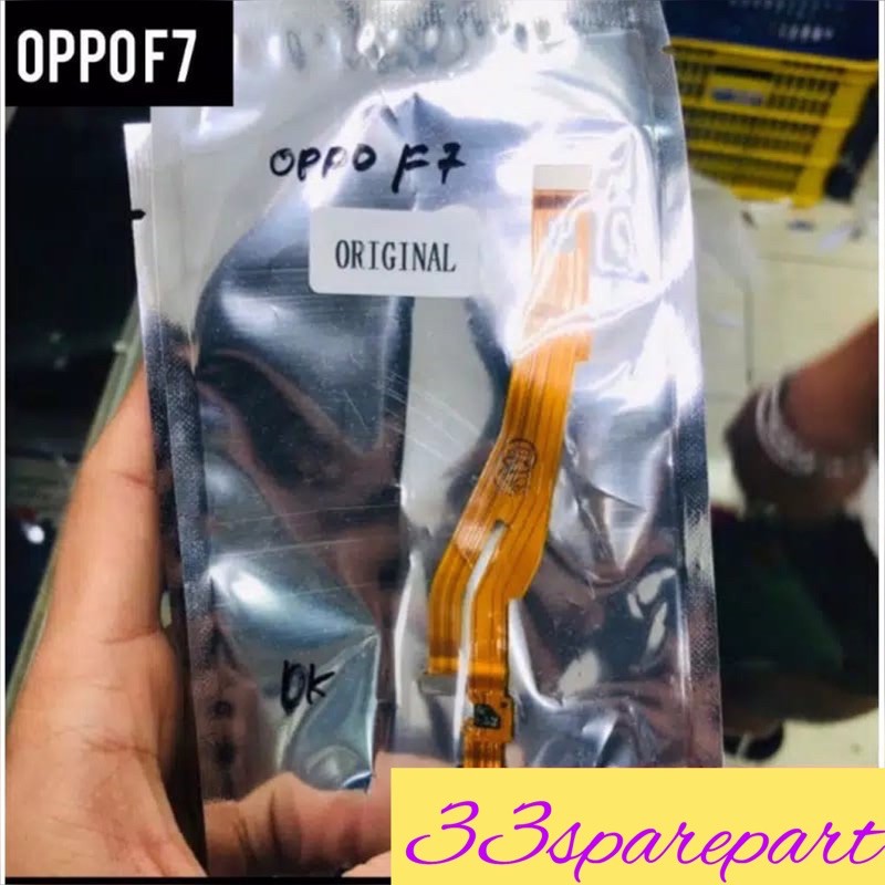 FLEXIBLE CHARGER / PCB OPPO F7 ORIGINAL