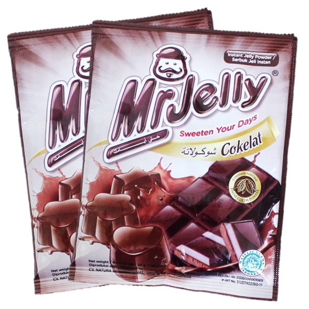 

MrJelly Cokelat 30gr Serbuk Jeli Instan - Instant Jelly Powder