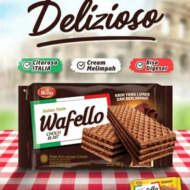 

WAFER ROMA WAFELLO RENCENG MURAH