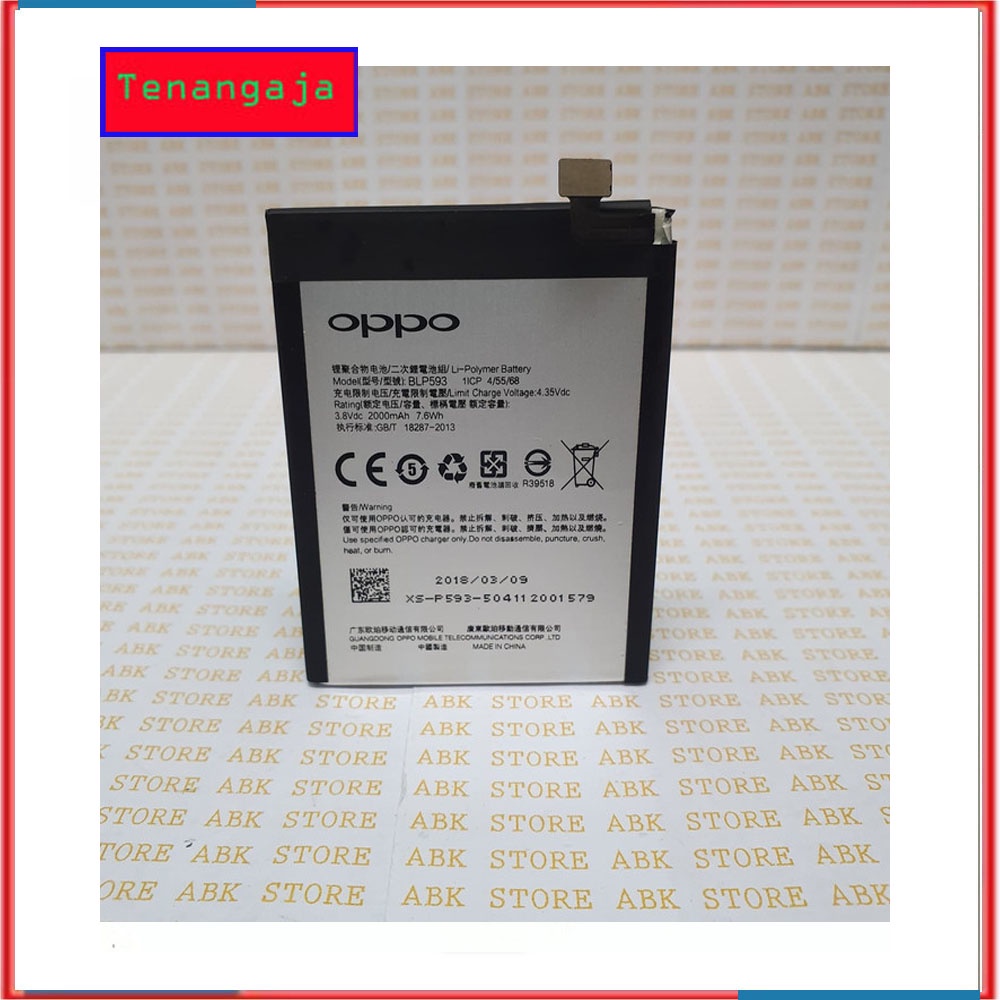 Batere Baterai Battery OPPO NEO 5 A31 A31T R1201 BLP593 Original Distributor