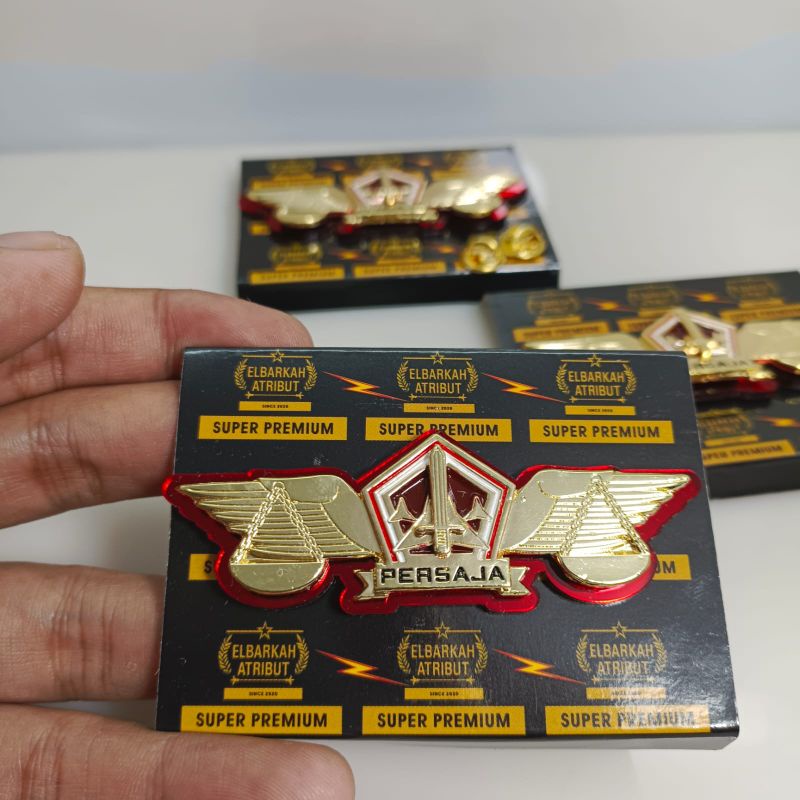 PIN PERSAJA PIN WING PERSAJA KEJAKSAAN RI JAKSA SUPER PREMIUM