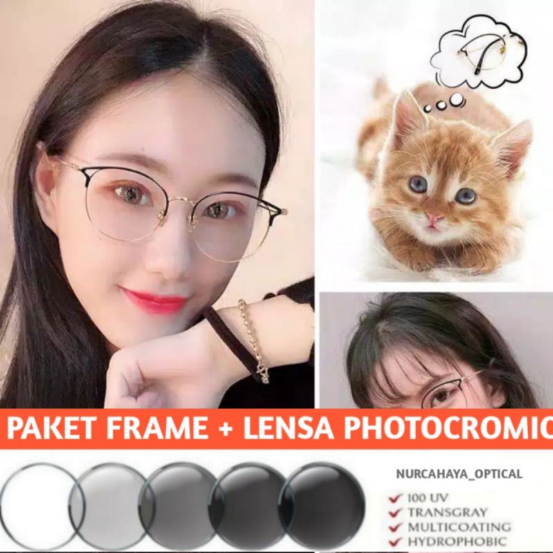 KACAMATA 9029(LENSA PHOTOCROMIC/LENSA BLUERAY)