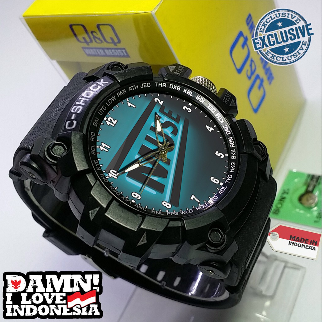 (EXCLUSIVE ) JAM TANGAN MUSE WATER RESIST FREE BOX DAN BATREI - NO.4