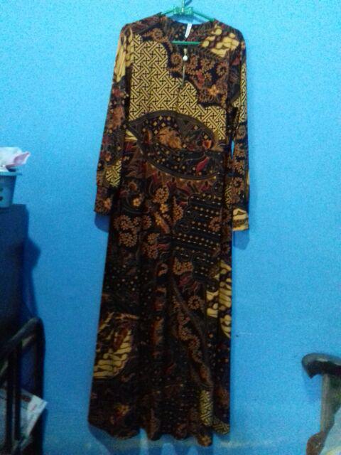 Gamis Batik Lemonskin Premium