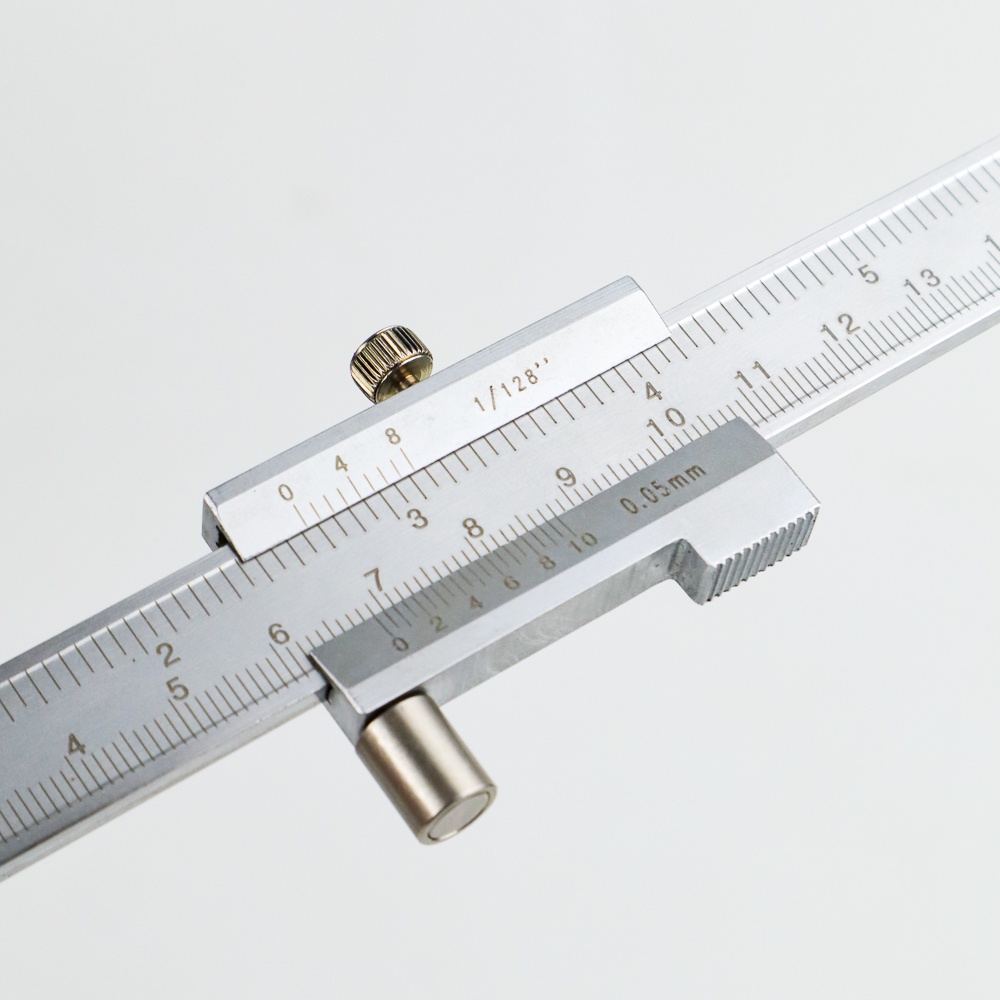 Jangka Sorong Stainless Steel Vernier Caliper Gauge Micrometer 20cm 0.05mm - KC57 - Silver