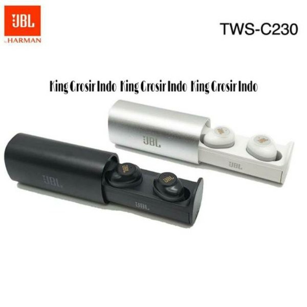 JBL C230 TWS Headset Bluetooth Earphone Wireless For Android And IOS JBL C230 TWS Model Touch Diskon