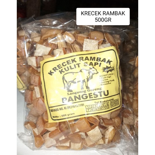 

KRECEK RAMBAK KULIT SAPI TEBAL 500GR