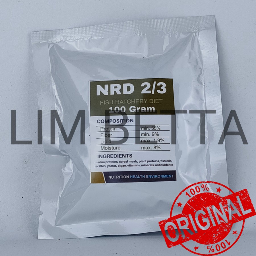 PELET NRD 2/3 KEMASAN 100 GRAM / NRD 200-300 MIKRON