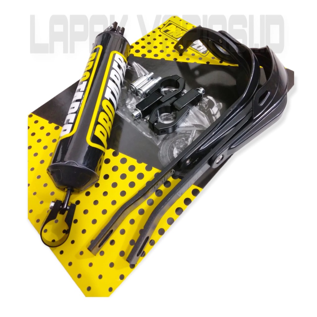 PAKET HANDGUARD TULANG BESI + COVER PROTAPER / HAND GUARD TULANG COVER PLUS BUSA STANG BULAT STABILI