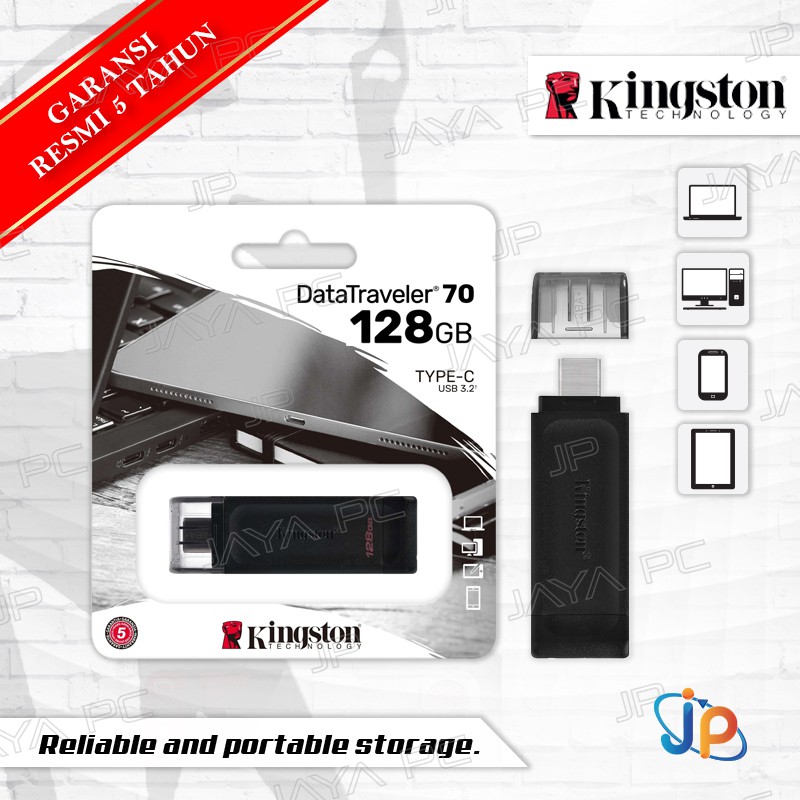 FlashDisk Kingston DT70 128GB - DataTraveler 70 128 GB USB Type-C