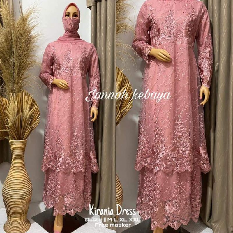 GAMIS ORIGINAL/GAMIS TINGKAT /KIRANA DRESS/BY JANNAH