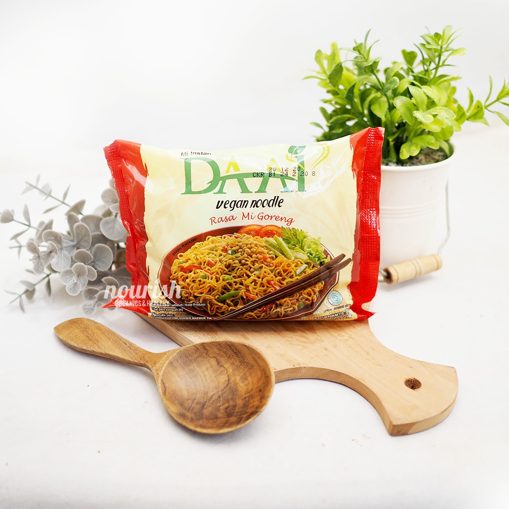 DAAI, Mie Instan Goreng Vegan NO MSG - 1 Dus ( 40 Pcs )