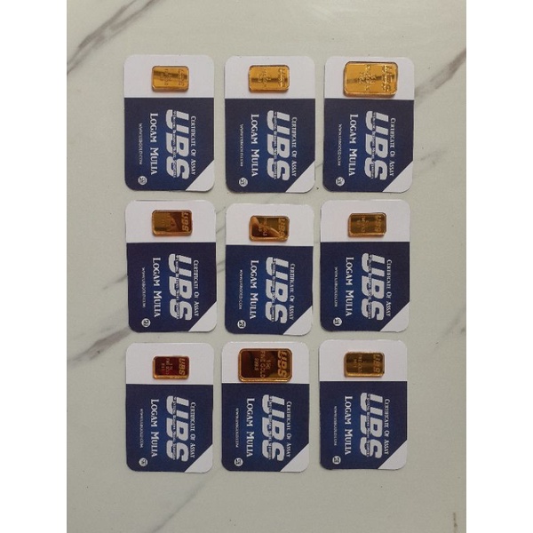 PROMO !! REPLIKA EMAS UBS MIRIP ASLI AKRILIK GOLD UNTUK BAHAN MAHAR DAN CRAFT-1