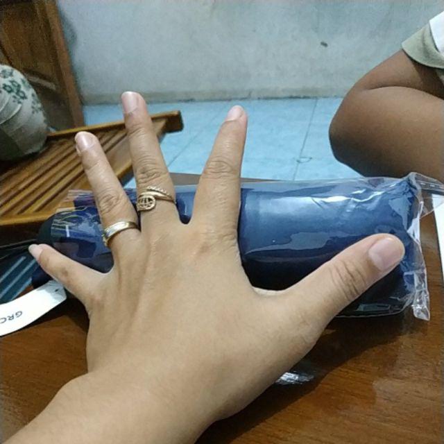 Payung Lipat 5 Polos Warna / Mini / Dompet / Lapis Hitam / Grc - 503