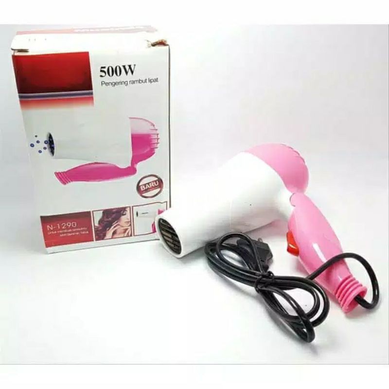 N 1290 Hair Dryer Pengering Rambut Lipat / Hairdrayer mini / Pengering Rambut