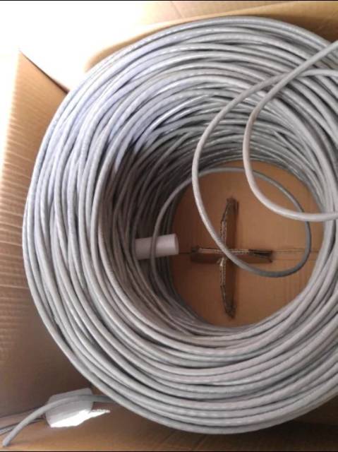 Kabel Lan Cat6 UTP CAT 6 Vascolink Kabel Lan Polos belum dicrimping POE Support