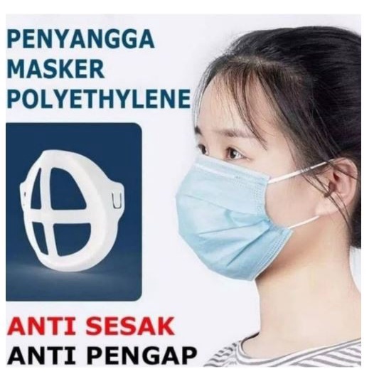 Penyangga Masker 3D Mask Bracket Anti Sesak Anti Pengap