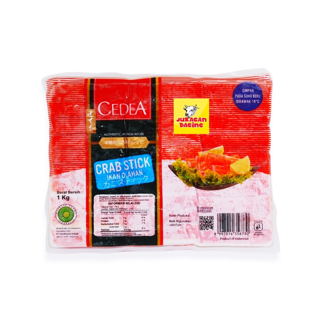 

Cedea crab stick ( 1 kilo ) termurah