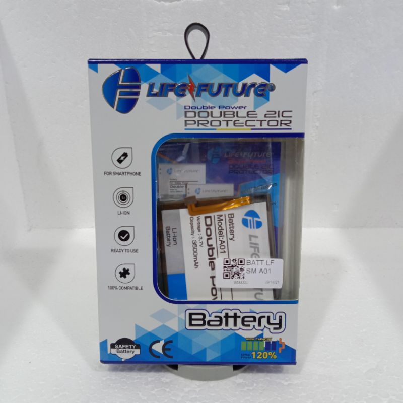 BATRE LF SAMSUNG A01 A015F DOUBLE POWER