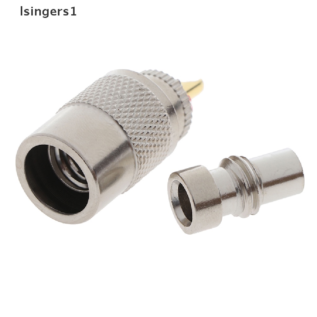 (lsingers1) 1pc Adapter Konektor Plug Male UHF PL259 Untuk Solder RG8U RG58-3