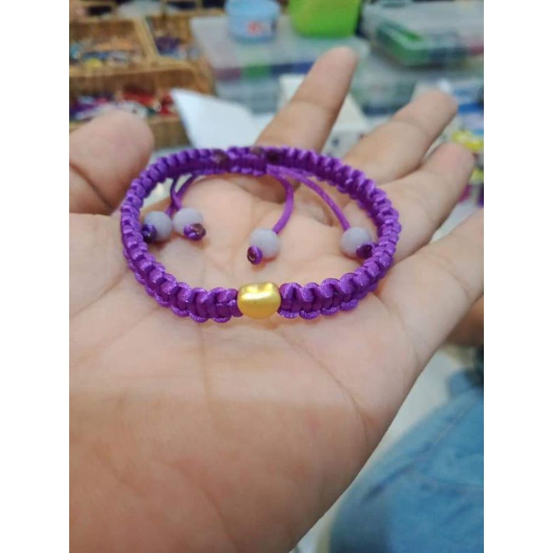 Gelang love hati emas hongkong HK 24 karat 999 tali cina original kado cowok cewek