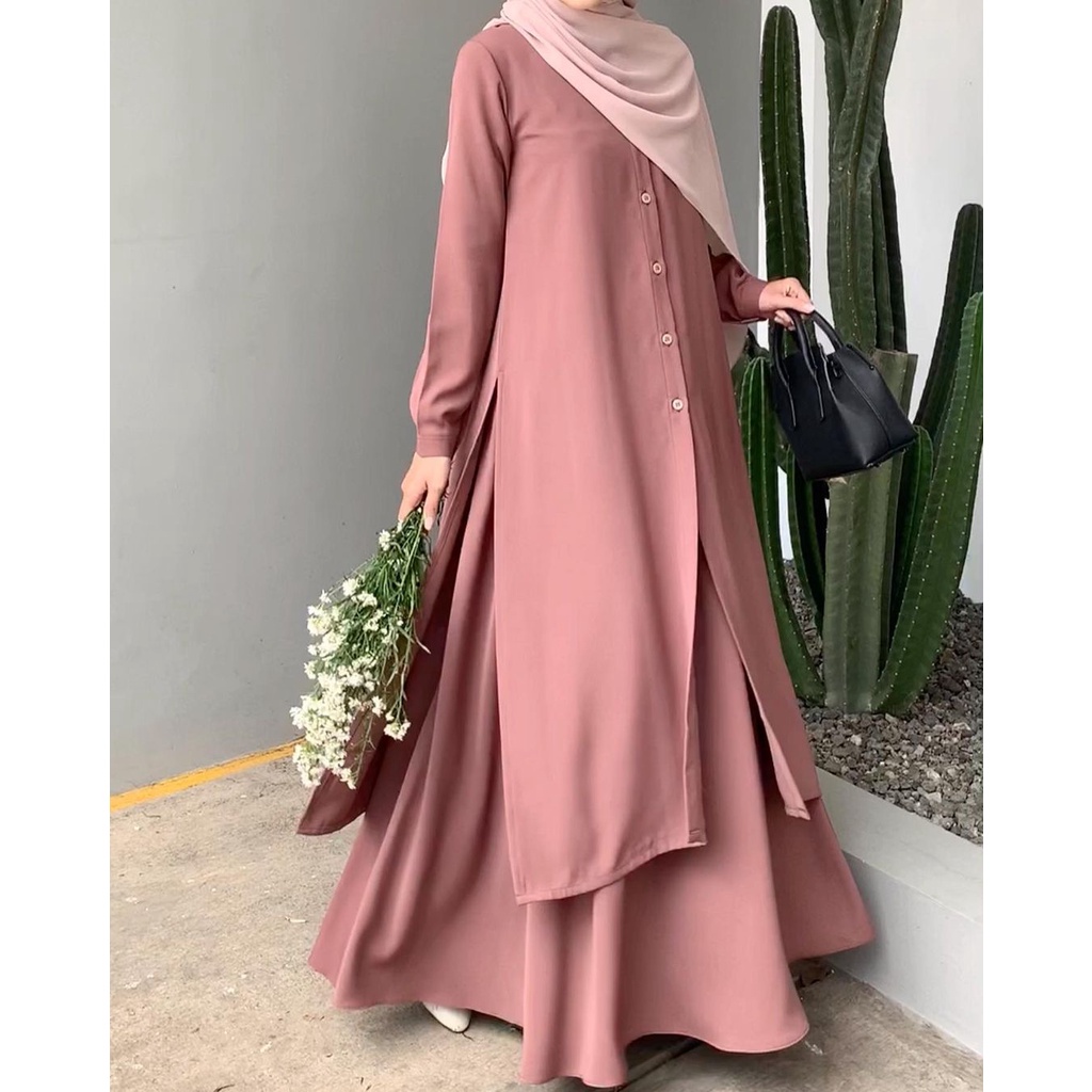 Beautyshirt / Syahila / Setelan Tunik One Set / Baju Wanita Muslim / Warna Part 1