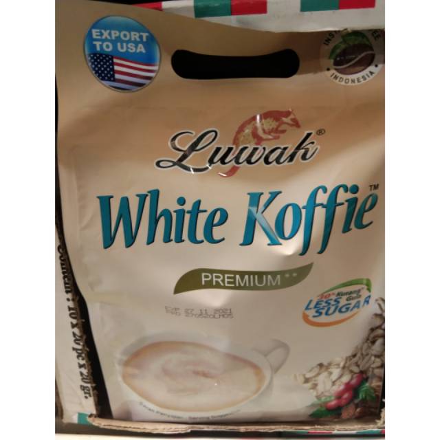 

kopi luwak white coffee premium 20x20gram