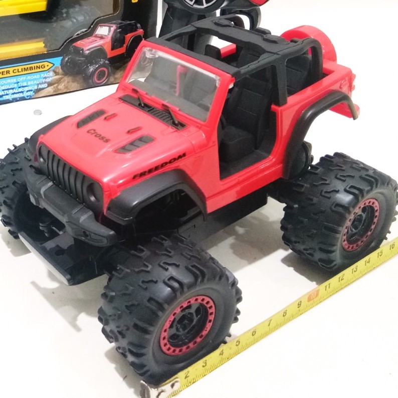 Mainan Mobil Remot kontrol jeep - RC jeep rubicon dicas 2.4ghz rdr1038