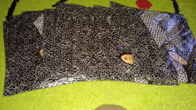 Bswart Batik Hrb026 Kenongo Hem Pendek Padi Pekalongan M L Xl Batik Pria Murah Modern Grosir Batik