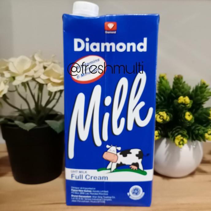 

SUSU DIAMOND FULL CREAM UHT 1 LITER/DUS ISI 6&12 KHUSUS GOJEK DAN GRAB - ISI 6