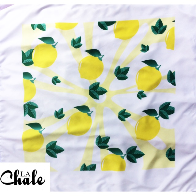Scarf Printing Motif Custom Kode Lemon