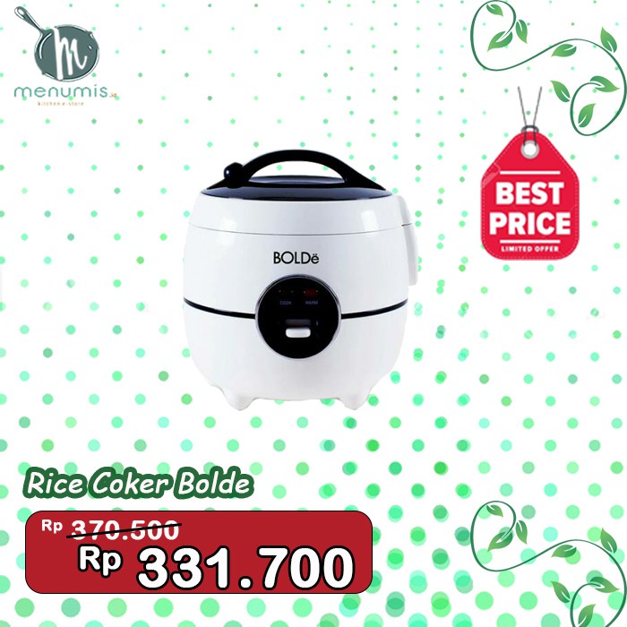 Rice Cooker Bolde Palladium / Rice Cooker Premium Murah