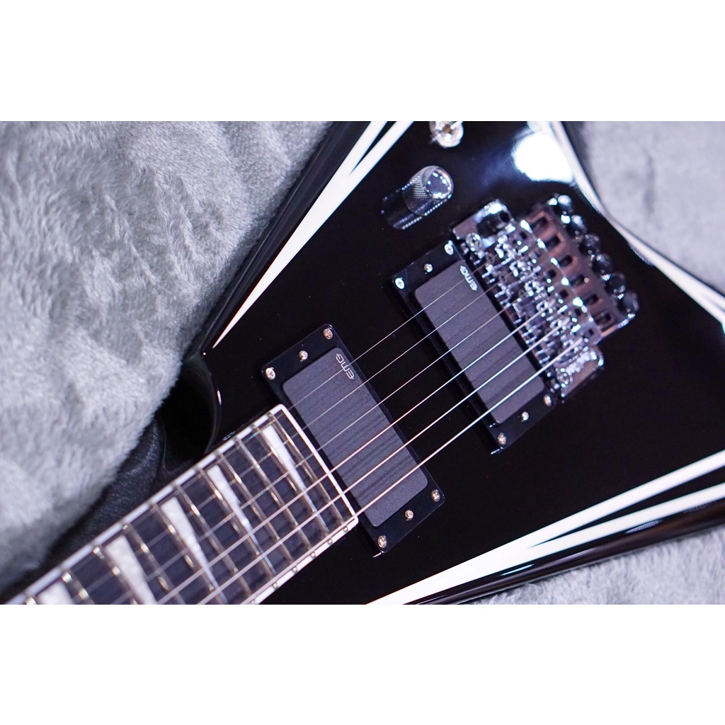 ESP E-II SV/BLK W/ WHITE STRIPE ES5670213