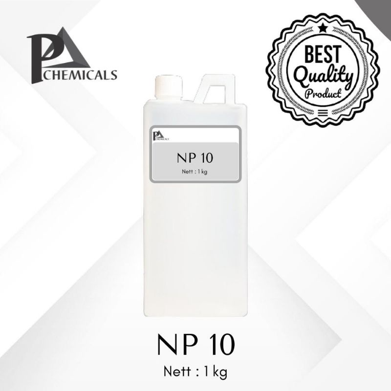 NP 10 / NONYLPHENOL ETHOXYLATE 10 / TERGITOL / SURFACTANT / EMULSIFIER 1 KG