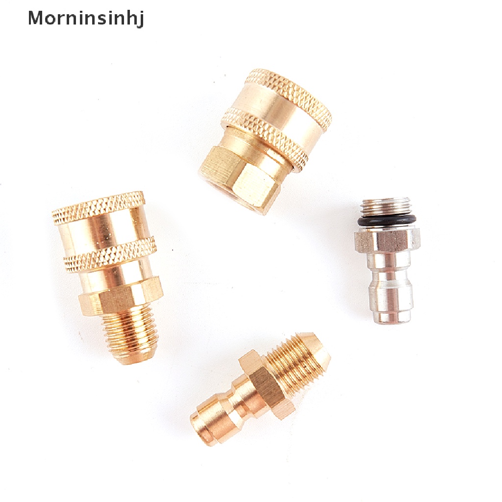 Mornin Coupler Selang Air Tekanan Tinggi Bahan Tembaga 1 / 4 &quot;